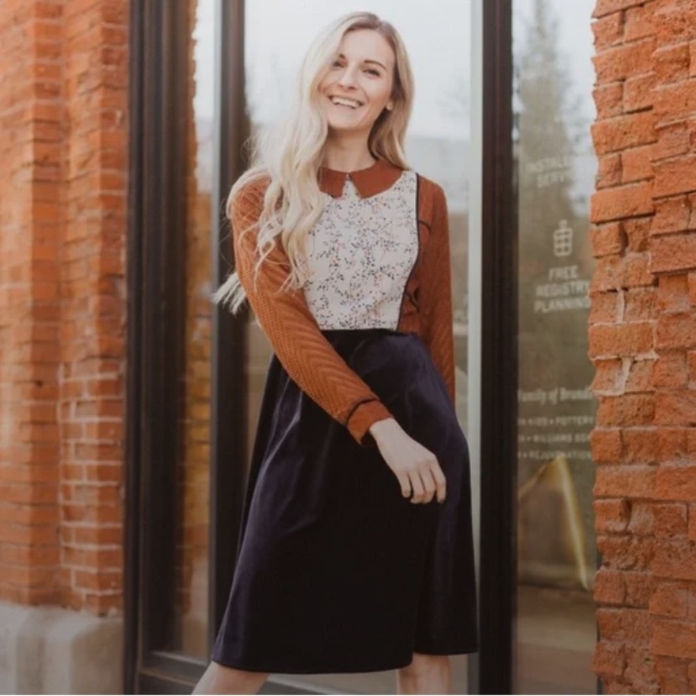 Floral Long Sleeve Dress